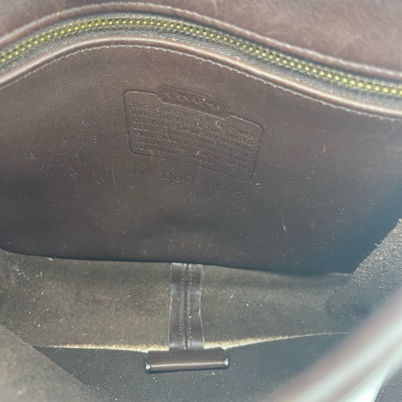 VINTAGE Coach 1998 Tribeca Crossbody - Dark Mahogany Brown Leather 🤎 - Picture 8 of 8